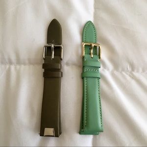 Fossil shades of green 18mm straps